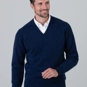 Leven 2 Ply Lambswool V-Neck Plus Size