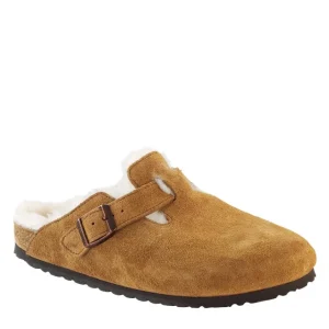 Boston Shearling Suede Clogs