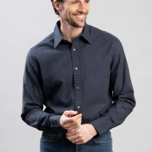 Regular Flannel Melange Shirt