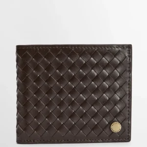 Farne Woven Leather Wallet