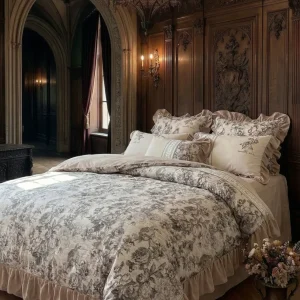Rêve Florissant Bedding Set – Velvet Garden Reverie