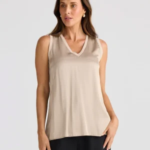 Celine Top - Stone Taupe
